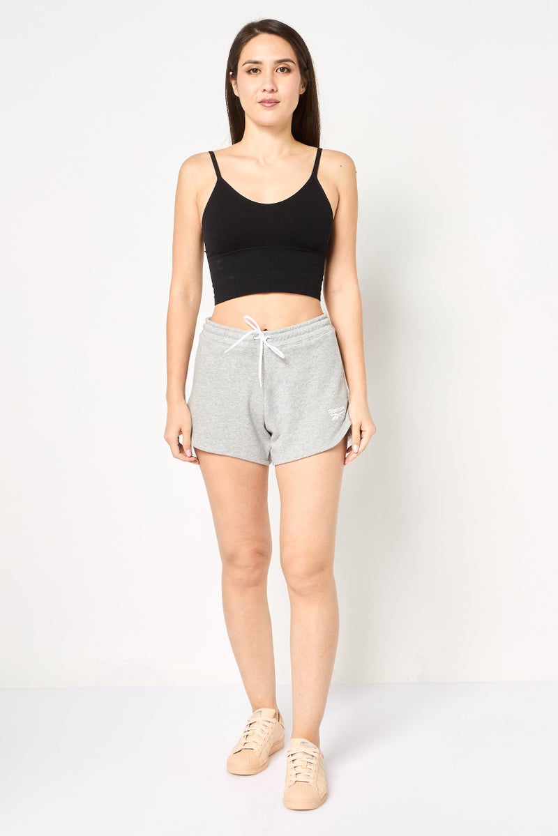 Reebok شورتات رياضية نسائية مناسبة في الهواء الطلق، رمادي مائل إلى البياض - Image 4